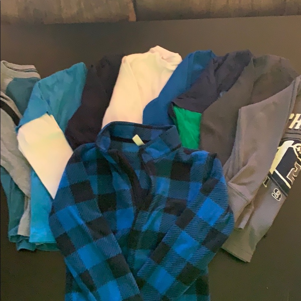 Boys Long sleeve shirts size 5/6